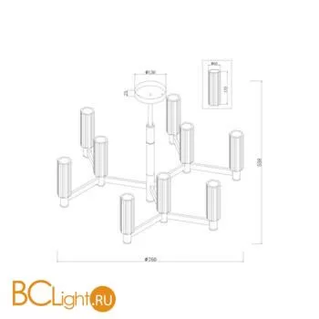 Люстра Freya Ambra FR5167PL-09BS - Фото 10