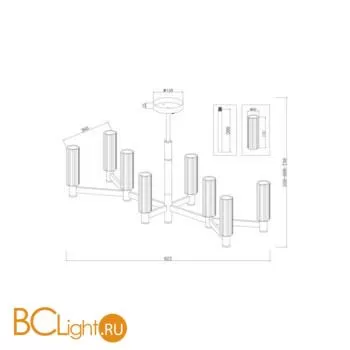 Люстра Freya Ambra FR5167PL-08BS - Фото 0