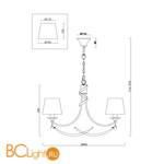 Люстра Freya Ariana FR5081PL-05CH - Схема