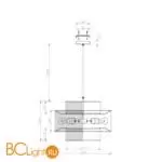 Подвесной светильник Freya AvaGarden FR5249PL-03BG1 - Фото 2