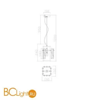 Подвесной светильник Freya Basilica FR5166PL-01N - Фото 0