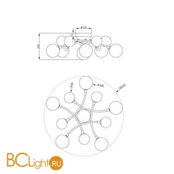 Люстра Freya Bethany FR5116CL-11BS - Фото 1