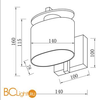 Бра Freya Bice FR5101-WL-01-CN - Схема