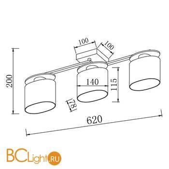 Потолочная люстра Freya Bice FR5101-CL-03-CN - Схема