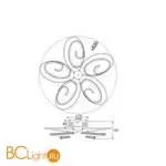 Потолочный светильник Freya Blossom FR6017CL-L60CH - Фото 6