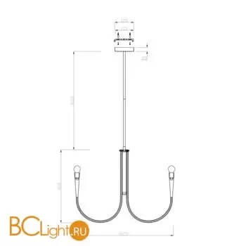 Подвесной светильник Freya Branches FR5253PL-08N - Фото 4