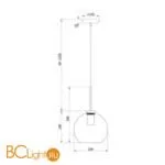 Подвесной светильник Freya Bravis Market FR8002PL-01BS - Фото 2