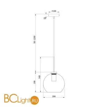 Подвесной светильник Freya Bravis FR8002PL-01B - Фото 1