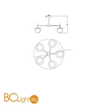 Люстра Freya Camelia FR5202PL-05BS - Фото 3