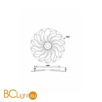 Потолочный светильник Freya Cameron FR10023CL-L127W - Фото 1