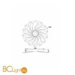 Потолочный светильник Freya Cameron FR10023CL-L127W - Фото 1