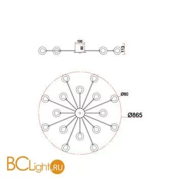 Люстра Freya Celebrity FR5242CL-16BS1 - Фото 5