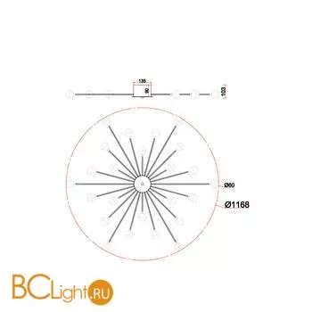 Люстра Freya Celebrity FR5242CL-24BS - Фото 5