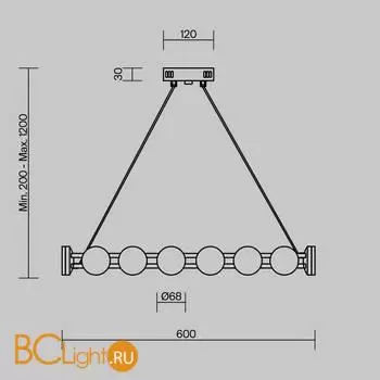 Подвесной светильник Freya Collar FR6180PL-L32B - Фото 2