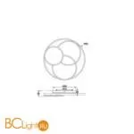 Потолочный светильник Freya Cosmic Market FR10015CL-L94WB - Фото 0