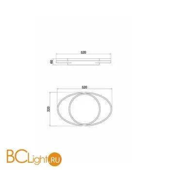 Потолочный светильник Freya Cosmic FR10015CL-L62B - Фото 2