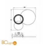 Потолочный светильник Freya Crate FR10014CL-L63G - Фото 2