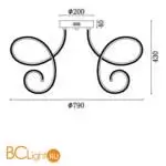 Потолочный светильник Freya Crosby FR6044CL-L114G - Фото 0