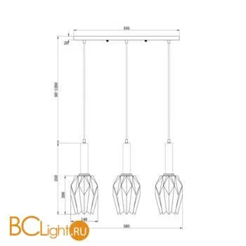 Подвесной светильник Freya Delta FR9001PL-03B - Фото 1