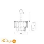 Подвесной светильник Freya Demure FR5189PL-09BS - Фото 0