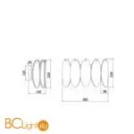 Настенный светильник Freya Demure FR5189WL-02BS - Фото 0