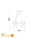 Подвесной светильник Freya Deserto FR5141PL-08BS1 - Фото 1