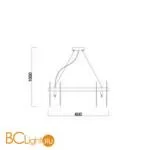 Подвесной светильник Freya Deserto FR5141PL-10BS - Фото 0