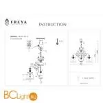 Потолочная люстра Freya Driana FR2405-PL-03-BZ - Фото 3