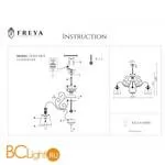 Потолочная люстра Freya Driana FR2405-PL-08-BZ - Фото 3