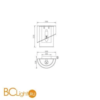 Настенный светильник Freya Earth FR5171WL-01BS - Фото 0