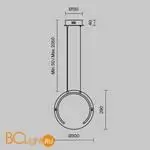 Подвесной светильник Freya Eclat FR6182PL-L14BS - Фото 0