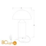 Настольная лампа Freya Eleon FR5218TL-01BS - Фото 1