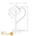 Настольная лампа Freya Elori FR4004TL-01BBS - Фото 2