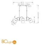 Подвесной светильник Freya Elori FR4005PL-03BBS - Фото 1