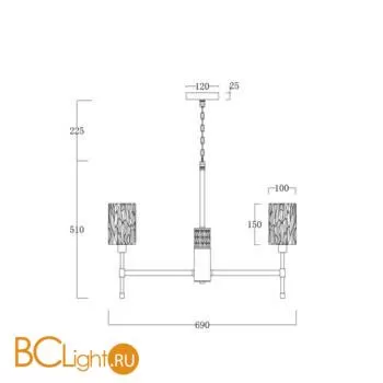 Люстра Freya Elsa FR5133PL-06CH - Фото 1