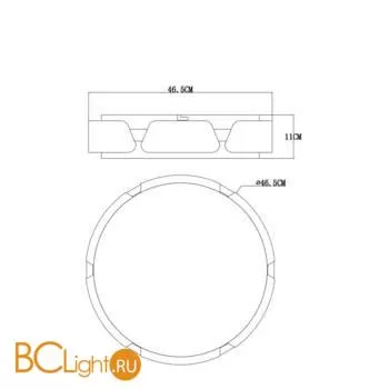 Потолочный светильник Freya Ethan FR6040CL-L92W - Фото 1