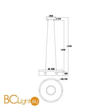 Подвесной светильник Freya Ethan FR6042PL-L86W - Фото 0
