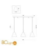 Подвесной светильник Freya Falke FR8004PL-03WG - Фото 2