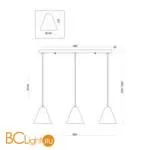 Подвесной светильник Freya Falke FR8004PL-03WG - Фото 1