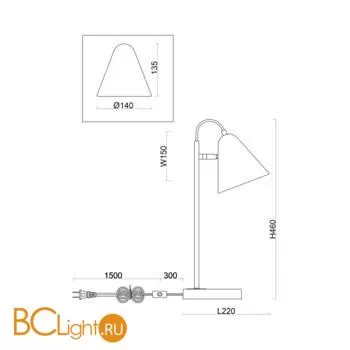 Настольная лампа Freya Falke FR8001TL-01WG - Фото 2