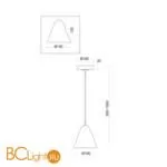 Подвесной светильник Freya Falke FR8001PL-01WG - Фото 1