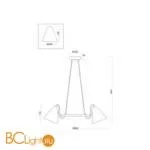 Подвесной светильник Freya Falke FR8001PL-03WG - Фото 1