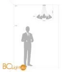 Подвесной светильник Freya Falke FR8001PL-05WG - Фото 4