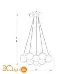 Подвесной светильник Freya Fiesta FR5231PL-13CH - Фото 3