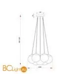 Подвесной светильник Freya Fiesta FR5231PL-07CH - Фото 5