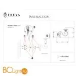 Бра Freya Florence FR2806-WL-01-WG - Фото 1