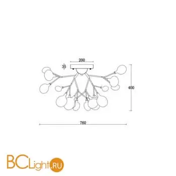 Потолочный светильник Freya Florencia FR5049CL-27W2 - Фото 4