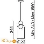 Подвесной светильник Freya Focus FR5220PL-01CH - Фото 7