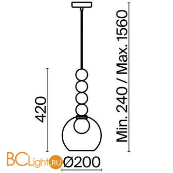 Подвесной светильник Freya Focus FR5220PL-01G6 - Фото 9