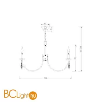 Люстра Freya Forte FR1006PL-08N - Фото 0